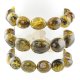 Olive green Baltic amber bracelet